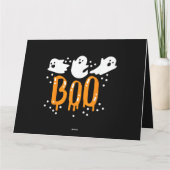 Halloween Geest Boe Schattig Kaart (Achterkant)
