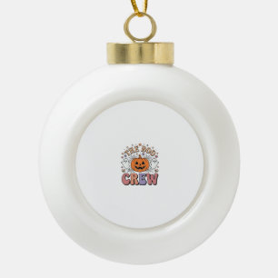 Halloween Geest Boo Bemanning Schattig Spooky Vint Keramische Bal Ornament