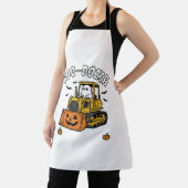 Halloween Geest Boo Dozer Grappige Bulldozer_1 Schort (Insitu)