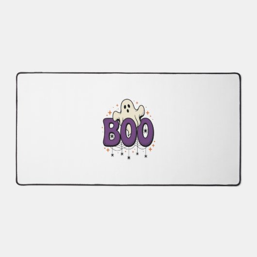 Halloween Geest Boo Grappige Spin Vintage_1 Bureaumat (Voorkant)