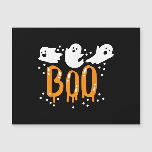 Halloween Geest Boo Schattig (Voorkant)