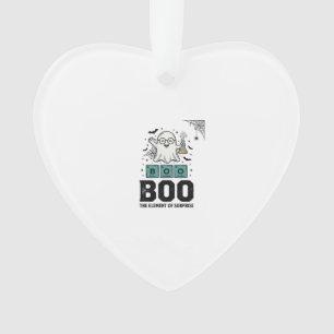 Halloween Geest Boo Wetenschap Grappig Vintage_1 Ornament
