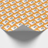 Halloween Geest Cadeaupapier (Hoek)