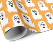 Halloween Geest Cadeaupapier (Rol Hoek)