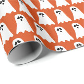 Halloween Geest Cadeaupapier (Rol Hoek)
