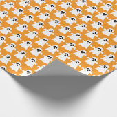 Halloween Geest Cadeaupapier (Hoek)