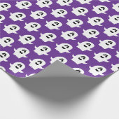 Halloween Geest Cadeaupapier (Hoek)