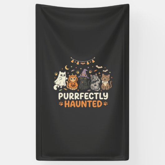 Halloween Geest Cat Crew Spandoek (Verticaal)