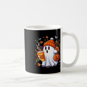 Halloween Geest Drinkt IJs Koffie Liefhebber Geest Koffiemok