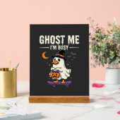 Halloween Geest Eend Skateboard Ontwerp_1 Acryl Bord (Huwelijk)