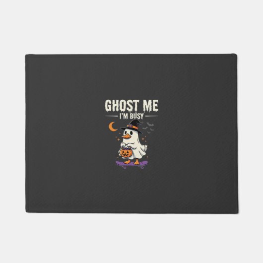 Halloween Geest Eend Skateboard Ontwerp_1 Deurmat (Voorkant)