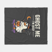 Halloween Geest Eend Skateboard Ontwerp_1 Fleece Deken (Voorkant (Horizontaal))