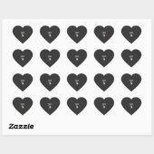 Halloween Geest Eend Skateboard Ontwerp_1 Hart Sticker (Vel)