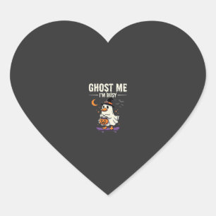 Halloween Geest Eend Skateboard Ontwerp_1 Hart Sticker