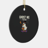 Halloween Geest Eend Skateboard Ontwerp_1 Keramisch Ornament (Rechts)
