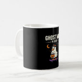 Halloween Geest Eend Skateboard Ontwerp_1 Koffiemok (Voorkant links)