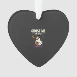 Halloween Geest Eend Skateboard Ontwerp_1 Ornament