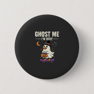 Halloween Geest Eend Skateboard Ontwerp_1 Ronde Button 5,7 Cm