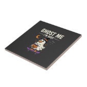 Halloween Geest Eend Skateboard Ontwerp_1 Tegeltje (Zijkant)