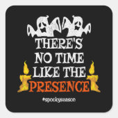 Halloween Geest Enge Geesten Grappige Halloween Vierkante Sticker (Voorkant)