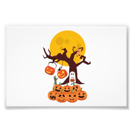 Halloween Geest Foto Afdruk (Voorkant)