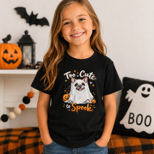 Halloween Geest Franse Bulldog Schattig T-shirt