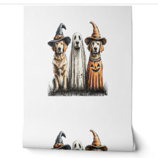 Halloween Geest Golden Retriever Hond Behang