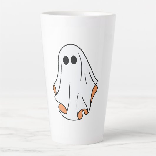 Halloween Geest, Grappige Halloween, Halloween Fee Latte Mok (Voorkant)