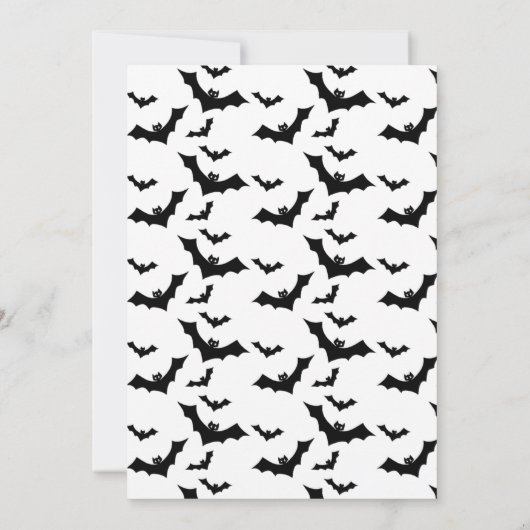 Halloween Geest Griezelige Verjaardagsfeest Dank j Kaart (Achterkant)