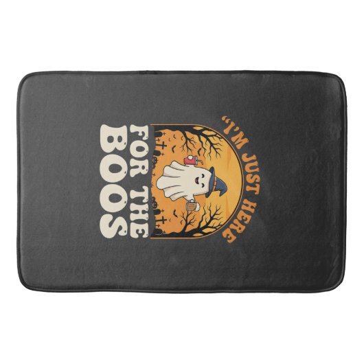 Halloween Geest Hier Voor De Boos Badmat (Voorkant)