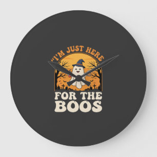 Halloween Geest Hier Voor De Boos Grote Klok