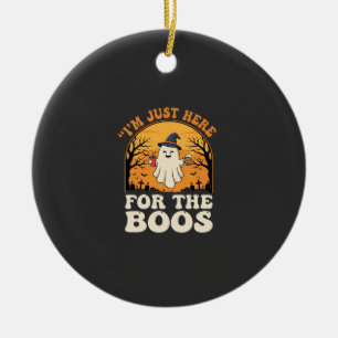 Halloween Geest Hier Voor De Boos Keramisch Ornament