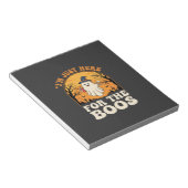Halloween Geest Hier Voor De Boos Notitieblok (Schuin)
