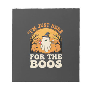 Halloween Geest Hier Voor De Boos Notitieblok