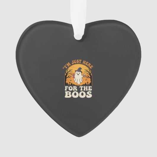 Halloween Geest Hier Voor De Boos Ornament (voorkant)