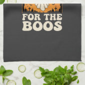 Halloween Geest Hier Voor De Boos Theedoek (Gevouwen)