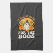 Halloween Geest Hier Voor De Boos Theedoek (Verticaal)