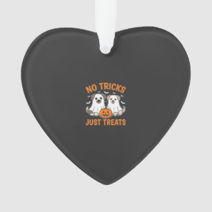 Halloween Geest Honden Geen Streken Alleen Snoepje Ornament