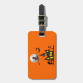 Halloween Geest Huis Bagage Label (Voorkant verticaal)