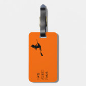 Halloween Geest Huis Bagage Label (Achterkant verticaal)