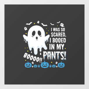 Halloween Geest Ik Heb Mijn Broek Uitgescholden On Raamsticker