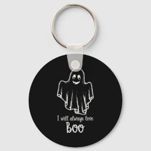 Halloween Geest Ik Zal Altijd Van Boo Houden Sleutelhanger