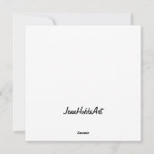 Halloween Geest Kaart (Achterkant)