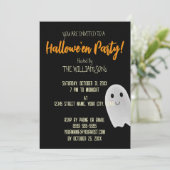 Halloween Geest Kaart (Staand voorkant)