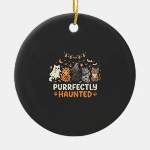 Halloween Geest Kat Crew Keramisch Ornament