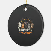 Halloween Geest Kat Crew Keramisch Ornament (Links)
