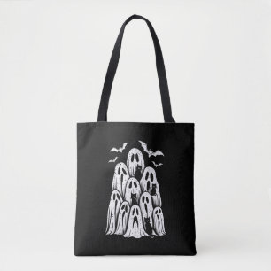 Halloween Geest Kat Liefhebber Herfst Griezelige S Tote Bag