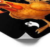Halloween Geest Kip F-caw-f  Poster (Hoek)