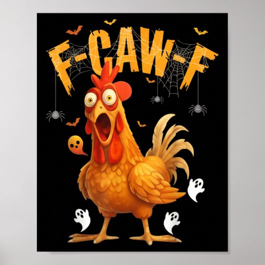 Halloween Geest Kip F-caw-f  Poster (Voorkant)