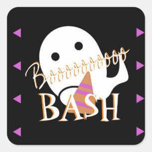 Halloween Geest Kleding Feest   Vierkante Sticker
